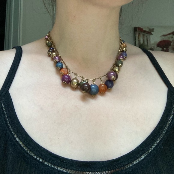 🎉HP🎉Multicolor beaded necklace🌟✨ - Picture 4 of 8